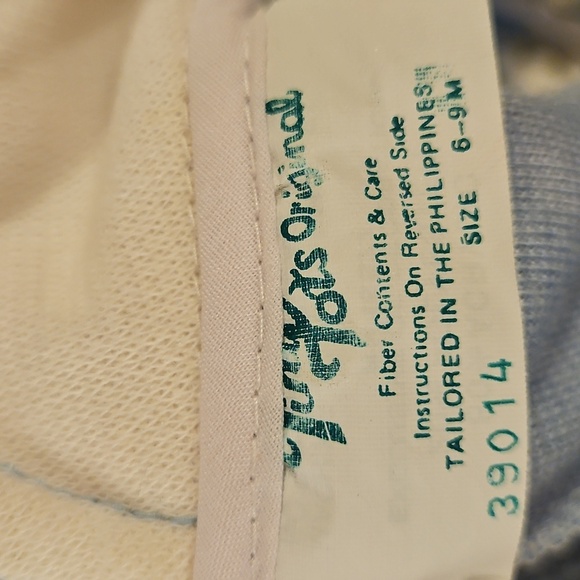 Adorable Tiny Tots Original Vintage Baby One Piece Bear Squeaks Sz. 6-9 Mo. - Picture 5 of 6